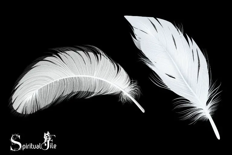 what does a white feather represent spiritually