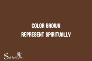 what does the color brown represent spiritually