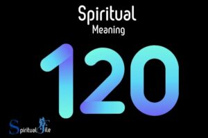 what does the number 120 mean spiritually