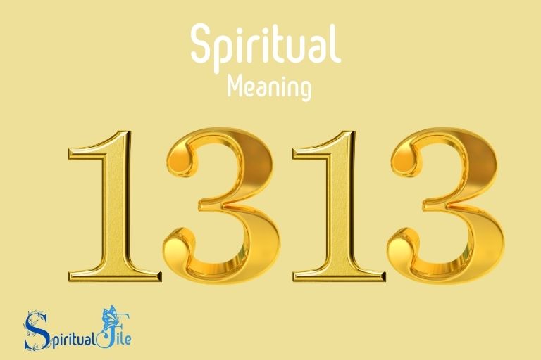 what does the number 1313 mean spiritually