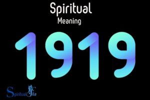 What Does the Number 1919 Mean Spiritually? Personal Growth!