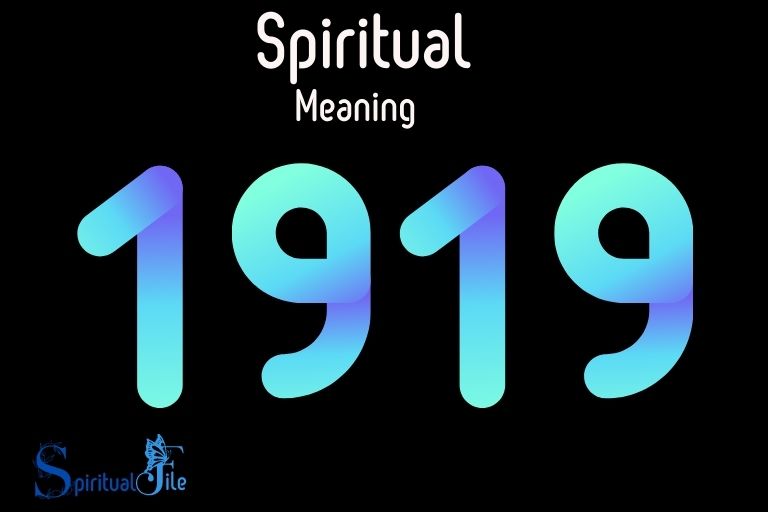 what does the number 1919 mean spiritually