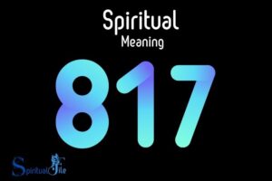 what does the number 817 mean spiritually