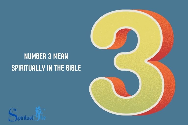 what the number 3 mean in the bible