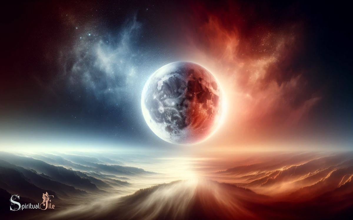 Half Blood Moon Spiritual Meaning Reflection 