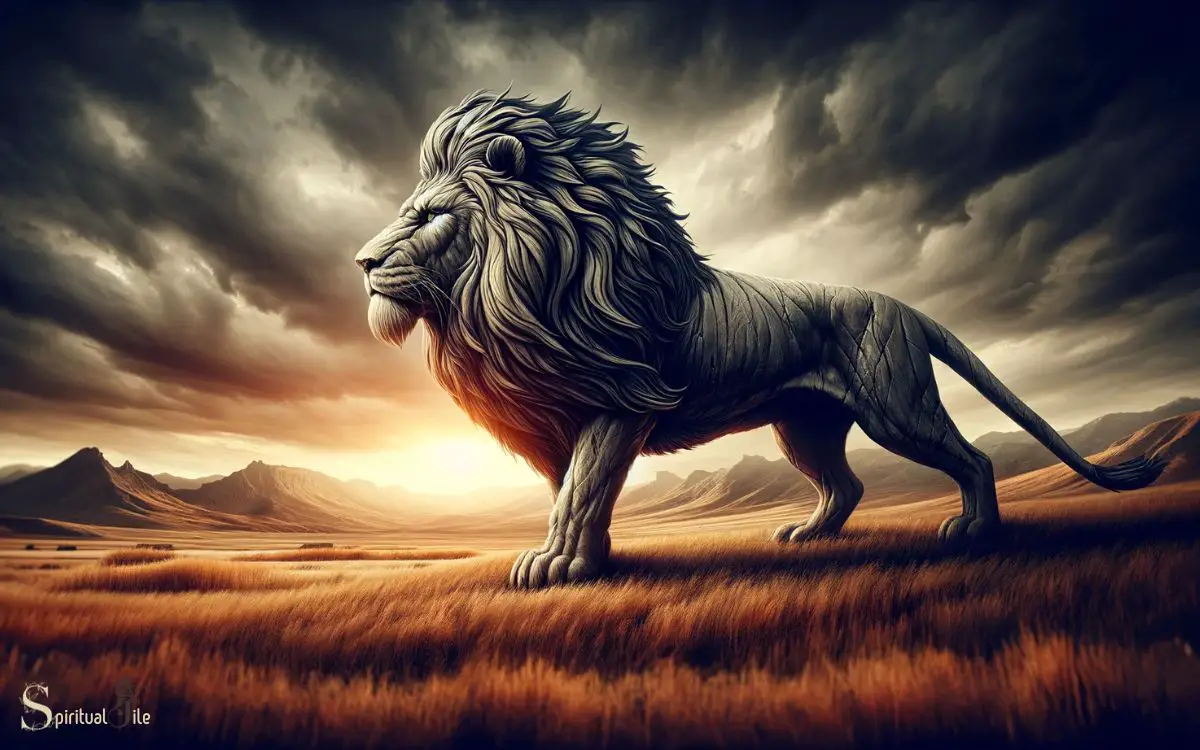 Lion as a Symbol of Courage