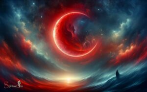 Red Crescent Moon Spiritual Meaning: Fertility!