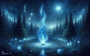 what does blue fire symbolize spiritually