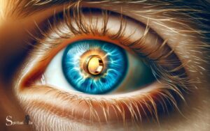 Blue Eyes with Gold Ring Spiritual Meaning