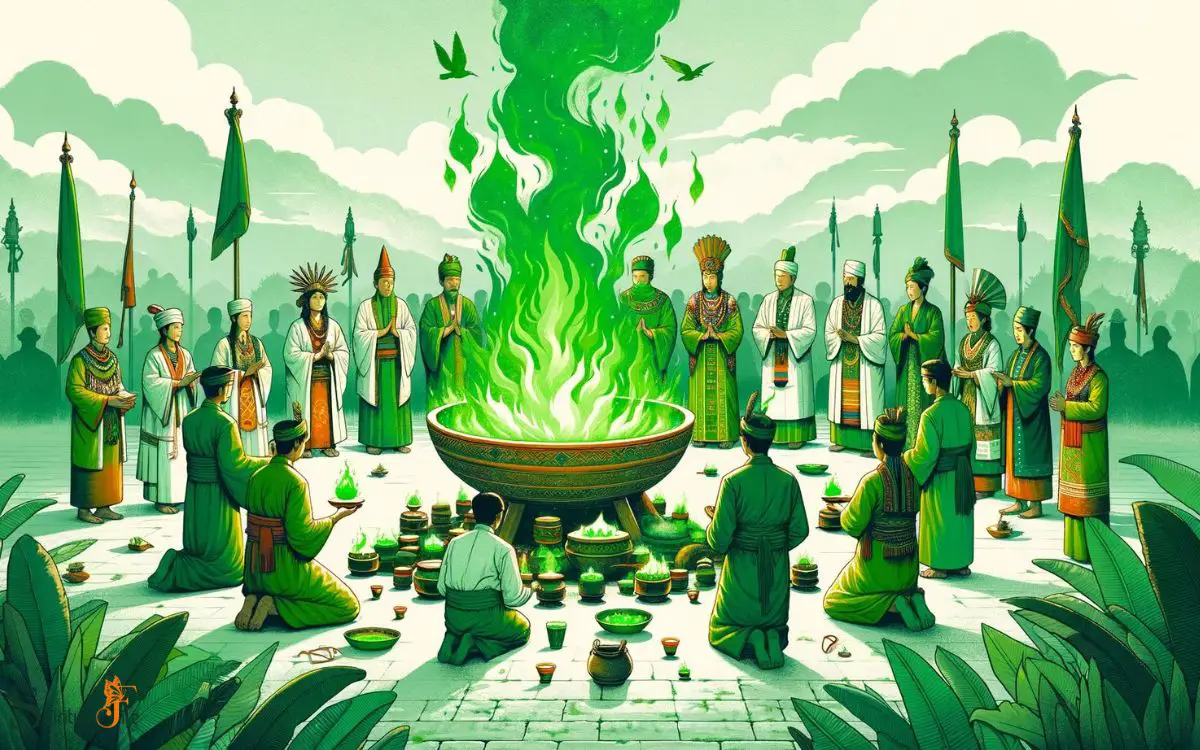 Green Fire in Rituals and Ceremonies