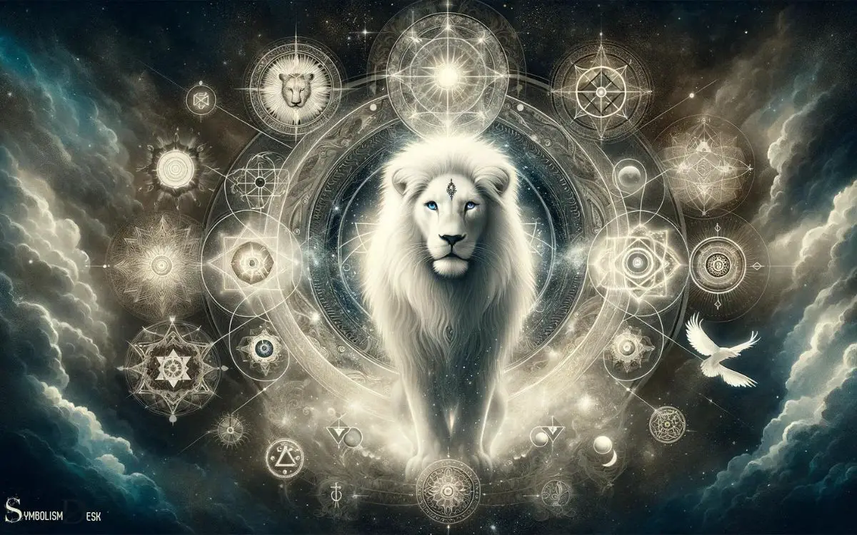 What Does A White Lion Symbolize Spiritually? Purity!