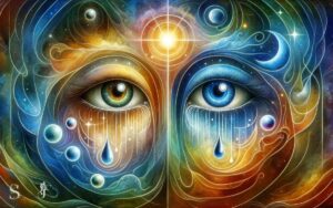 Meaning of Tears in Left and Right Eye Spiritual