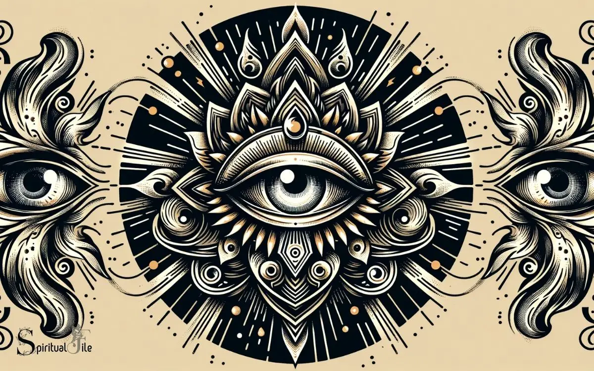 Positive Energy Spiritual Wisdom Third Eye Tattoo