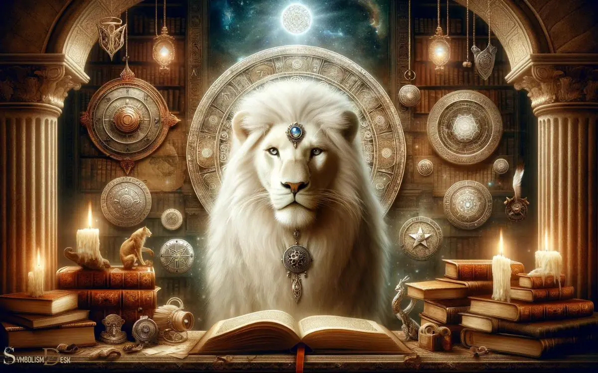 White Lion as a Messenger of Wisdom