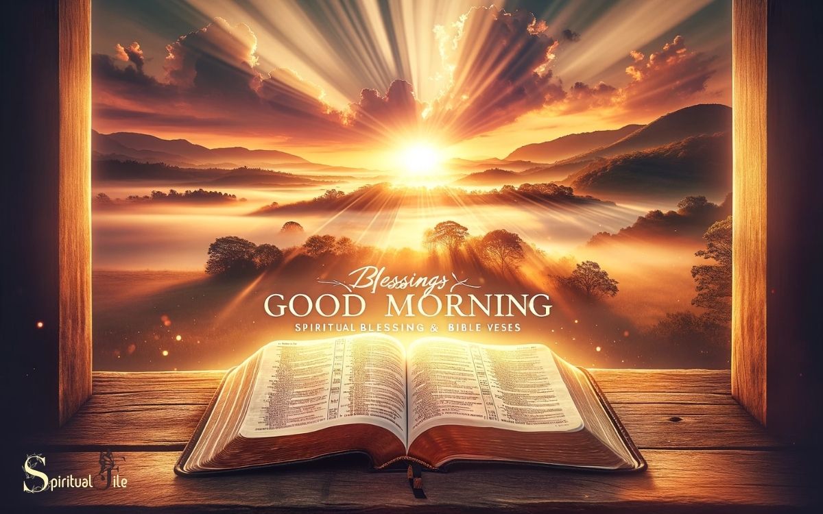 Good Morning Spiritual Blessings Bible Verses